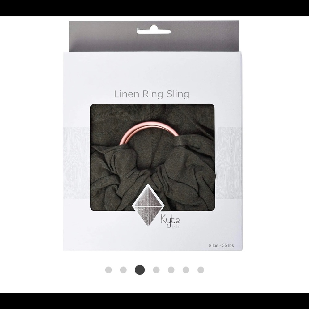 NWT Kyte Baby Linen Ring Sling